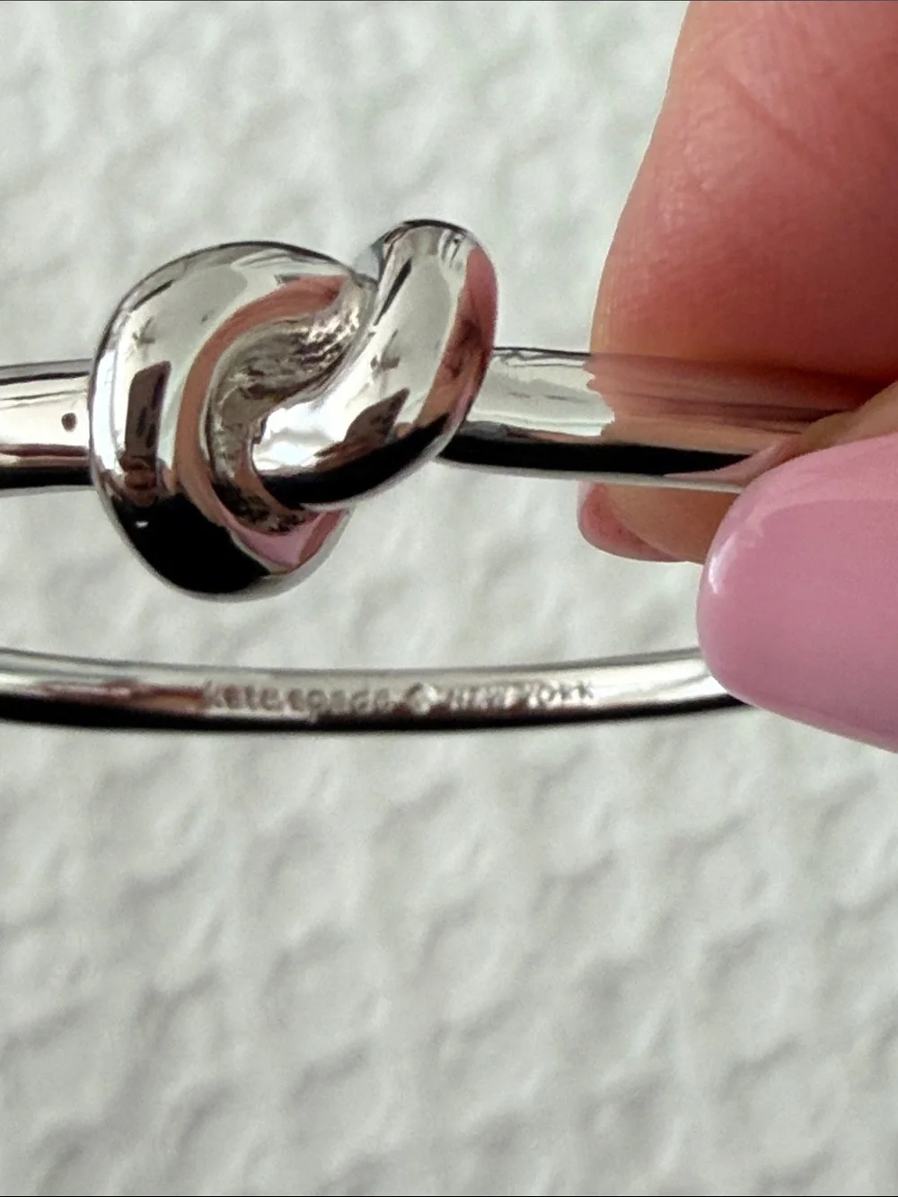 kate spade Silver Knot Bangle Bracelet
